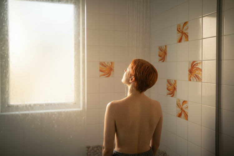 In der Dusche